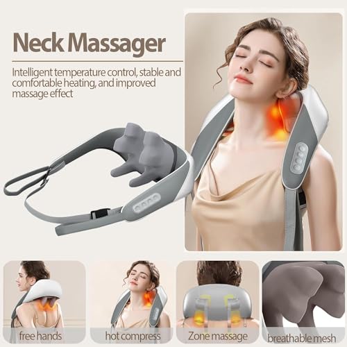 Fascia In The Neck5d Heated Neck & Shoulder Massage Pillow - Deep
